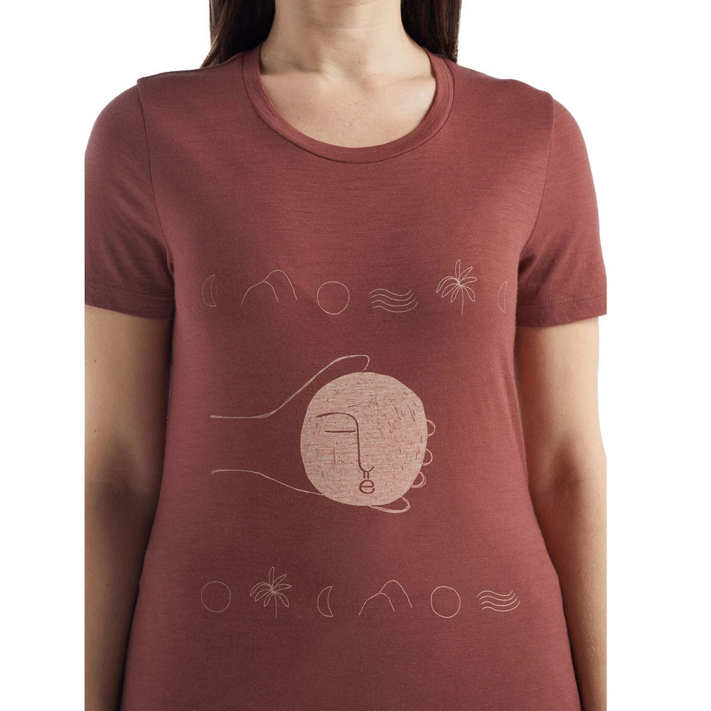 Icebreaker Tech Lite II SS Tee Moon Sonnet Women 8 Icebreaker Tech Lite II SS Tee Moon Sonnet Women - Image 6