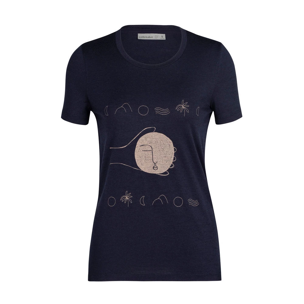 Icebreaker Tech Lite II SS Tee Moon Sonnet Women 4 Icebreaker Tech Lite II SS Tee Moon Sonnet Women - Image 2