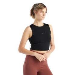 Icebreaker Zoneknit Cropped Bra-Tank Women -Edelrids Sport Outdoor Store 0A56FC001 1