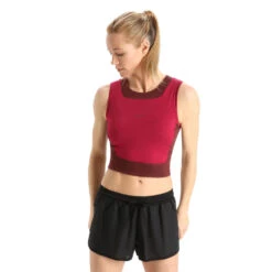 Icebreaker Zoneknit Cropped Bra-Tank Women -Edelrids Sport Outdoor Store 0A56FC558 1