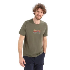 Icebreaker Mens Tech Lite II SS Tee Mountain Geology -Edelrids Sport Outdoor Store 0A56II069 1