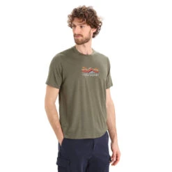 Icebreaker Mens Tech Lite II SS Tee Mountain Geology -Edelrids Sport Outdoor Store 0A56II069 4