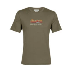 Icebreaker Mens Tech Lite II SS Tee Mountain Geology -Edelrids Sport Outdoor Store 0A56II069 FRONT