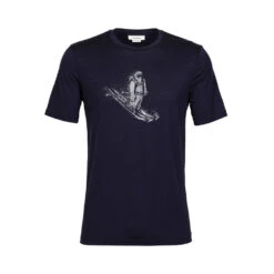 Icebreaker Mens Tech Lite II SS Tee Skiing Yeti