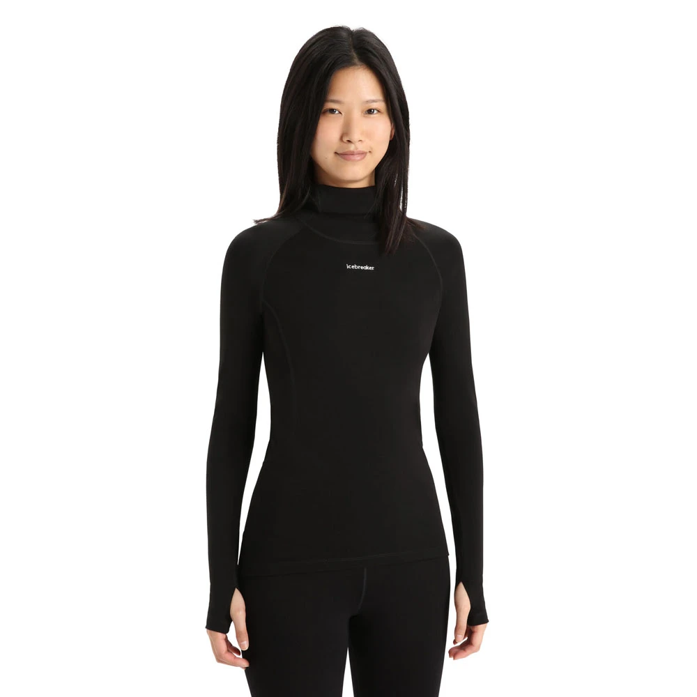 Icebreaker Womens Merino LS Roll Neck 4 Icebreaker Womens Merino LS Roll Neck - Image 2