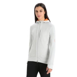 Icebreaker Quantum III LS Zip Hoodie Women -Edelrids Sport Outdoor Store 0A59JW552 1