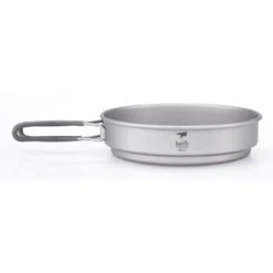 Keith 2 Piece Titanium Pot And Pan Cookset 950ml + 600ml -Edelrids Sport Outdoor Store 1505804947800074