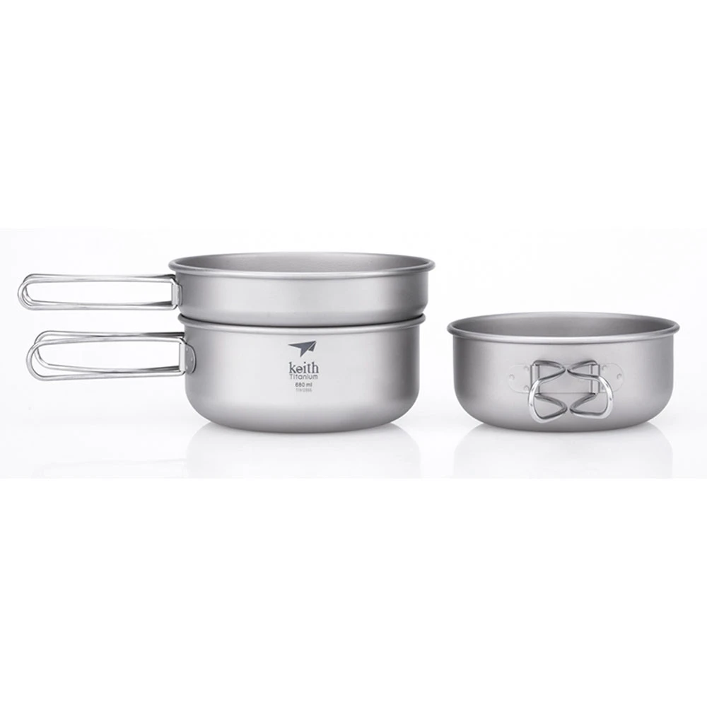 Keith Titanium 3 Piece Pot And Pan Cook Set 6 Keith Titanium 3 Piece Pot And Pan Cook Set - Image 4