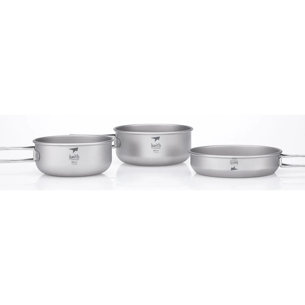 Keith Titanium 3 Piece Pot And Pan Cook Set 5 Keith Titanium 3 Piece Pot And Pan Cook Set - Image 3