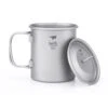 Keith Single-Wall Titanium Mug W Handle And Lid 300mL -Edelrids Sport Outdoor Store 1505894964370561