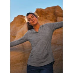 Prana Womens Sol Protect Hoodie -Edelrids Sport Outdoor Store 1962171 HEATHERGREY ALT 101