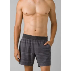 Prana Slope Short 7” -Edelrids Sport Outdoor Store 1963681 CHARCOALSTRIPE