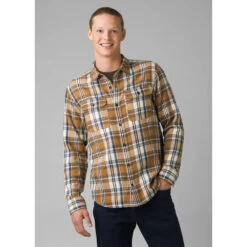 Prana Westbrook Flannel Shirt -Edelrids Sport Outdoor Store 1964401 CHALK