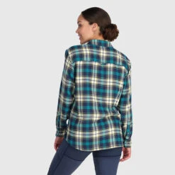 Outdoor Research Feedback Flannel Shirt Womens -Edelrids Sport Outdoor Store 2832352207a2