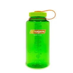 Nalgene Sustain Wide Mouth Bottle 1L -Edelrids Sport Outdoor Store 32oz WM Melon Ball Front