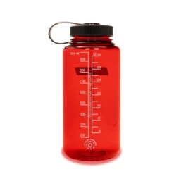 Nalgene Sustain Wide Mouth Bottle 1L -Edelrids Sport Outdoor Store 32oz WM RED 1010x1516 BACK