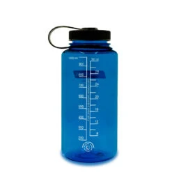 Nalgene Sustain Wide Mouth Bottle 1L -Edelrids Sport Outdoor Store 32oz WM Slate Blue Back