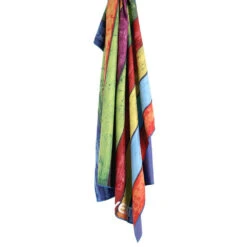 Lifeventure Recycled SoftFibre Trek Towel 23 Lifeventure Recycled SoftFibre Trek Towel -Edelrids Sport Outdoor Store 63580 printed towel striped planks 3 0