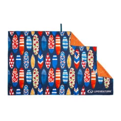 Lifeventure Recycled SoftFibre Trek Towel 20 Lifeventure Recycled SoftFibre Trek Towel -Edelrids Sport Outdoor Store 63606 printed towel surfboards 1