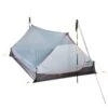 Batcave 2 Ultralight Thru-Hiker Tent -Edelrids Sport Outdoor Store Batcave closed walking poles