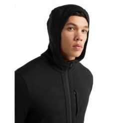 Icebreaker Quantum III LS Zip Hoodie Men -Edelrids Sport Outdoor Store FW21 MEN QUANTUM III LS ZIP HOODIE 0A59JX001 4
