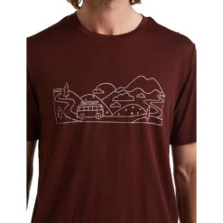 Icebreaker Tech Lite II SS Tee Combi Ski Trip Men -Edelrids Sport Outdoor Store FW21 MEN TECH LITE II SS TEE COMBI SKI TRIP 0A59J4064 4