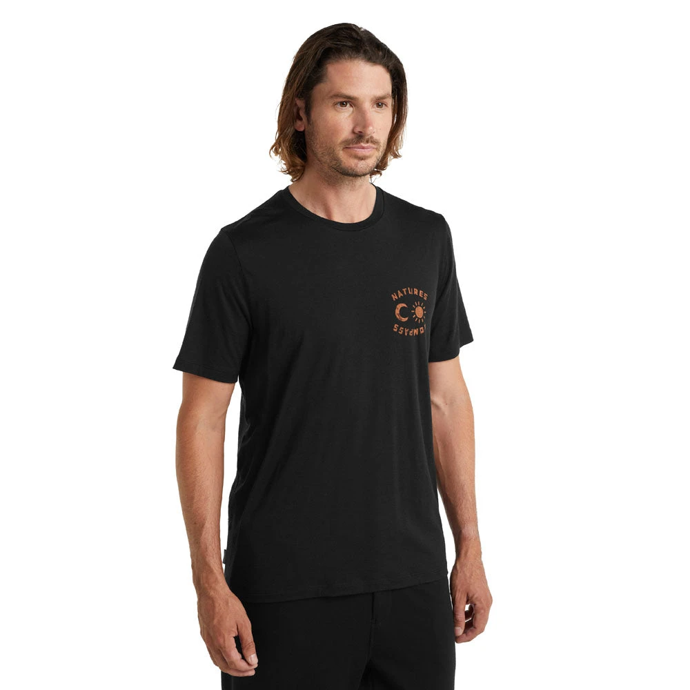 Icebreaker Tech Lite II SS Tee Nature's Compass Men 5 Icebreaker Tech Lite II SS Tee Nature's Compass Men - Image 3