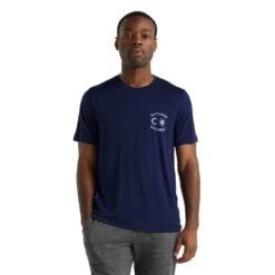 Icebreaker Tech Lite II SS Tee Nature's Compass Men 22 Icebreaker Tech Lite II SS Tee Nature's Compass Men -Edelrids Sport Outdoor Store FW21 MEN TECH LITE II SS TEE NATURE S COMPASS 0A59J8466 1