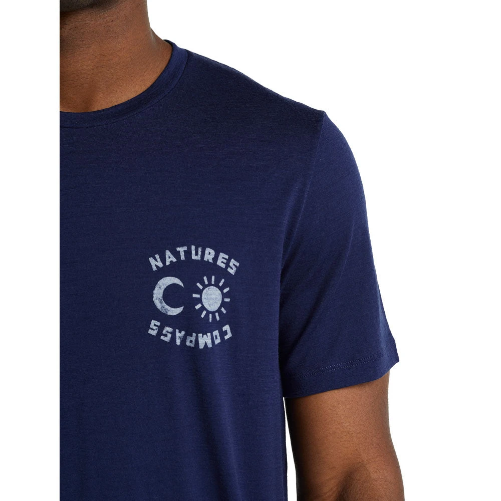 Icebreaker Tech Lite II SS Tee Nature's Compass Men 14 Icebreaker Tech Lite II SS Tee Nature's Compass Men - Image 12