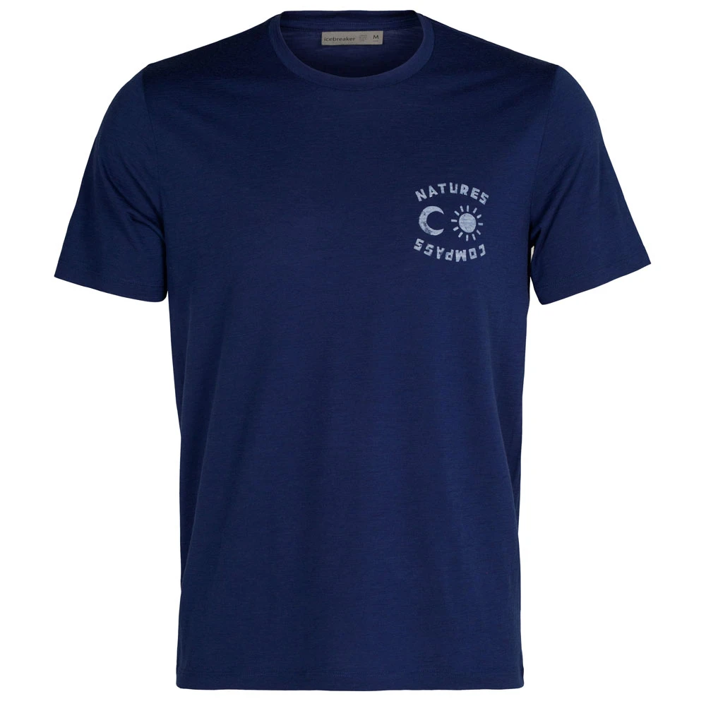 Icebreaker Tech Lite II SS Tee Nature's Compass Men 4 Icebreaker Tech Lite II SS Tee Nature's Compass Men - Image 2