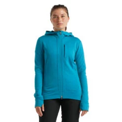 Icebreaker Quantum III LS Zip Hoodie Women -Edelrids Sport Outdoor Store FW21 WOMEN QUANTUM III LS ZIP HOODIE 0A59JW436 1