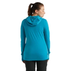 Icebreaker Quantum III LS Zip Hoodie Women -Edelrids Sport Outdoor Store FW21 WOMEN QUANTUM III LS ZIP HOODIE 0A59JW436 2