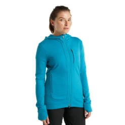 Icebreaker Quantum III LS Zip Hoodie Women -Edelrids Sport Outdoor Store FW21 WOMEN QUANTUM III LS ZIP HOODIE 0A59JW436 4