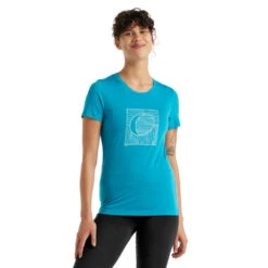 Icebreaker Tech Lite II SS Tee Nature's Orb Women -Edelrids Sport Outdoor Store FW21 WOMEN TECH LITE II SS TEE NATURE S ORB 0A59JA436 1