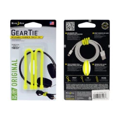 Nite Ize Gear Tie 6" 2 Pack -Edelrids Sport Outdoor Store GT6 2PK 33 P 0003 SQRGB l