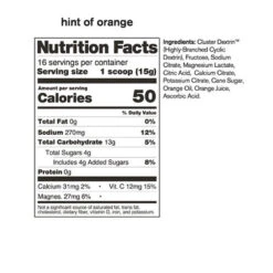 Skratch Labs Clear Hydration Drink Mix Single Serve -Edelrids Sport Outdoor Store Hint of Orange Nutrition Fact Panels 480x480 35e26048 be77 4e0d bf1a 2e755387163c