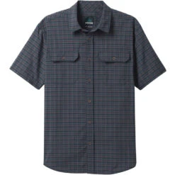 Prana Cayman S/S Plaid Shirt Men -Edelrids Sport Outdoor Store NOC D2