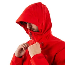 Odyssey Jacket Men -Edelrids Sport Outdoor Store Odessey Chilli Mens hood detail