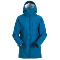 Odyssey Jacket Women -Edelrids Sport Outdoor Store Odyssey J W Ocean Blue front c0c4837d 6c0a 4dac 9156 42172d432313