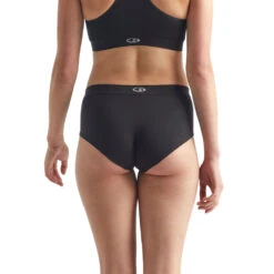 Icebreaker Anatomica Seamless Sport Hipkini Women -Edelrids Sport Outdoor Store SS21 WOMEN ANATOMICA SEAMLESS SPORT HIPKINI BLACK 104994001 3