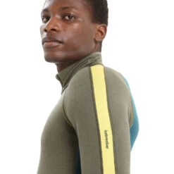 Icebreaker ZoneKnit 260 LS Half Zip Mens -Edelrids Sport Outdoor Store SS23 Men 260 ZoneKnit LS Half Zip 0A56HF797 5