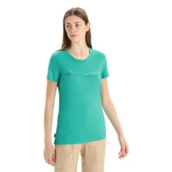 Icebreaker Tech Lite II SS Tee Cadence Paths Womens -Edelrids Sport Outdoor Store SS23 Women Tech Lite II SS Tee Cadence Paths 0A56NP733 1