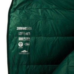 Zodiac 500 2 To -4°C Down Sleeping Bag -Edelrids Sport Outdoor Store Zodiac 500 open