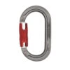 DMM Ultra O Kwiklock Titanium/Red -Edelrids Sport Outdoor Store c63 11979 a323 ultra o kwiklock locking carabiner