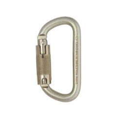 DMM 10mm Steel Equal D Locksafe Light Gold