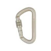 DMM 12mm Steel Offset D Screwgate Light Gold -Edelrids Sport Outdoor Store c63 12003 C812 12mm Steel Offset D screwgate locking carabiner
