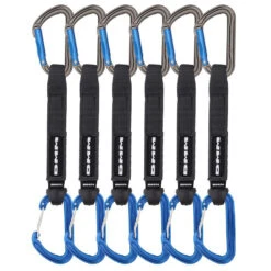 DMM Shadow/Spectre Hybrid Quickdraw 6 Pack -Edelrids Sport Outdoor Store c63 13569 a301 358bl 18p6 shadow spectre hybrid quickdraw 18cm 6pack titanium blue