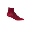 Icebreaker Run+ Ultralight Mini Sock Women -Edelrids Sport Outdoor Store cherry3