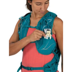 Osprey Dyna 15 With Reservoir -Edelrids Sport Outdoor Store dyna15wres s22 detail1 verdigrisgreen