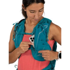 Osprey Dyna 15 With Reservoir -Edelrids Sport Outdoor Store dyna15wres s22 detail2 verdigrisgreen